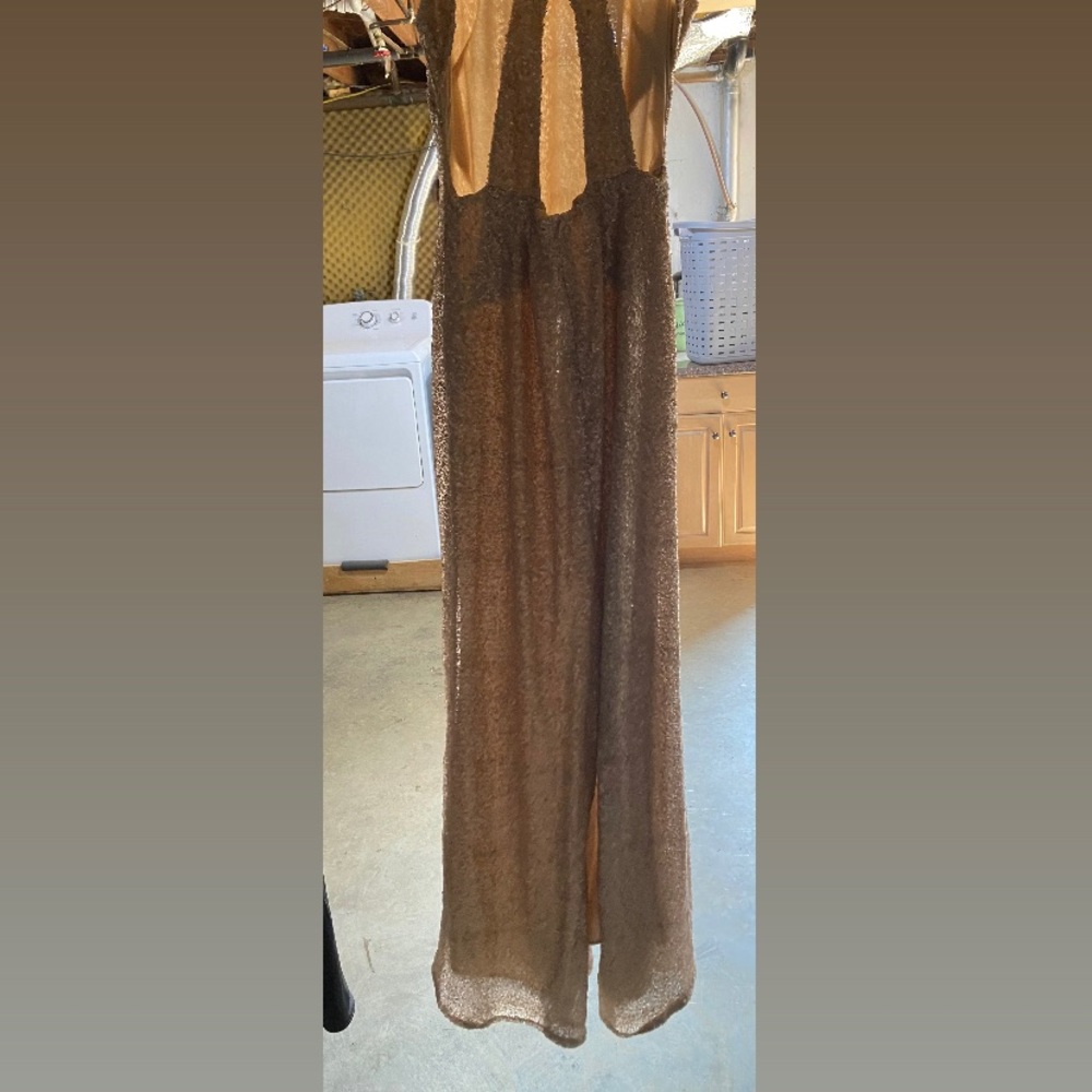 Rose gold dress